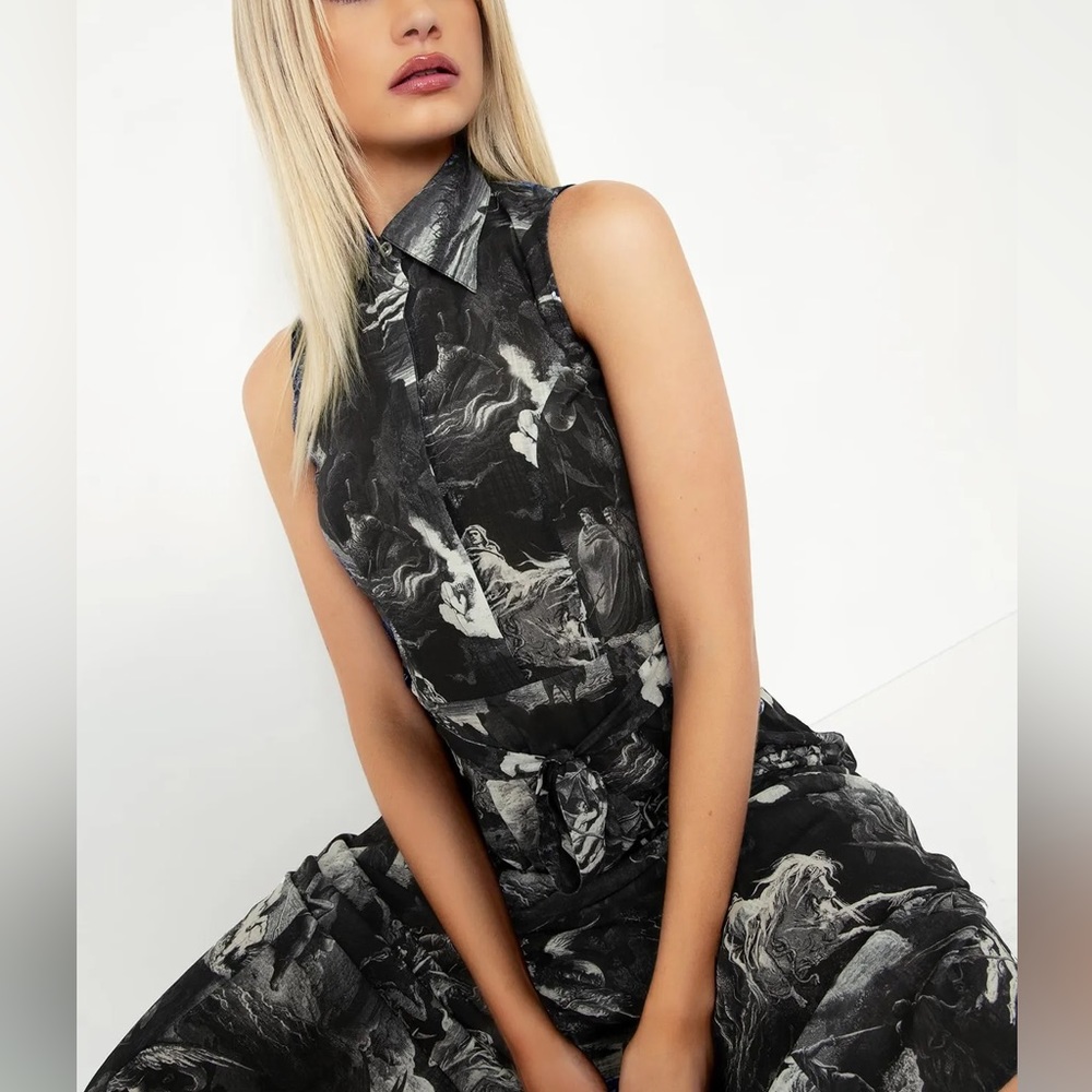 **ISO** Blackmilk Dore’s Angels Maxi Shirtdress